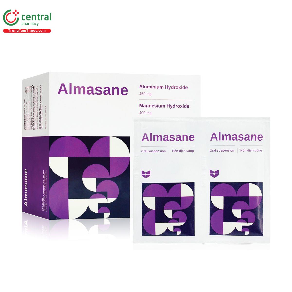 Thuốc Almasane điều trị triệu chứng như khó tiêu, đầy hơi, ợ nóng