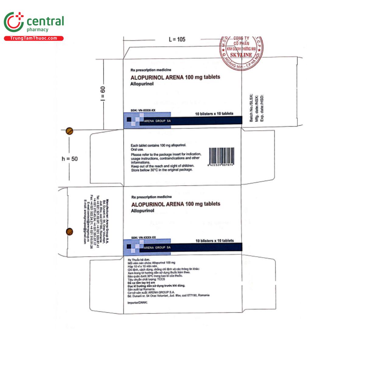 alopurinol arena 100mg 1 Q6523 alopurinol arena 100mg 1 Q6523