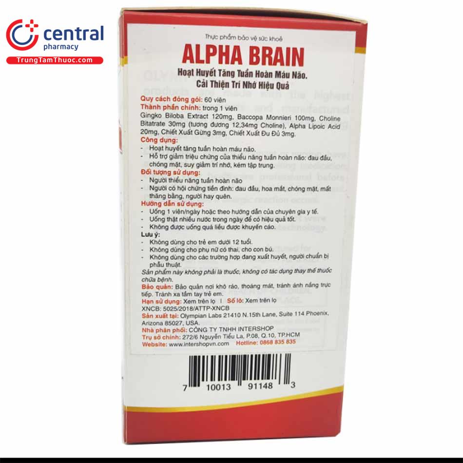 alpha brain 8 U8554