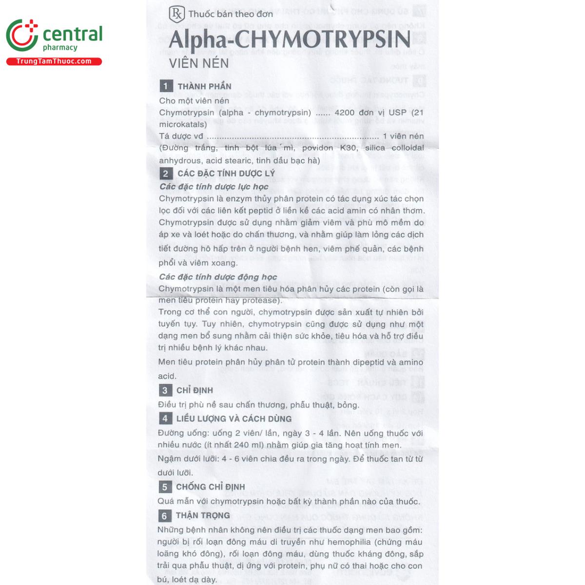 alpha chymotrypsin euvipharm 10 S7187