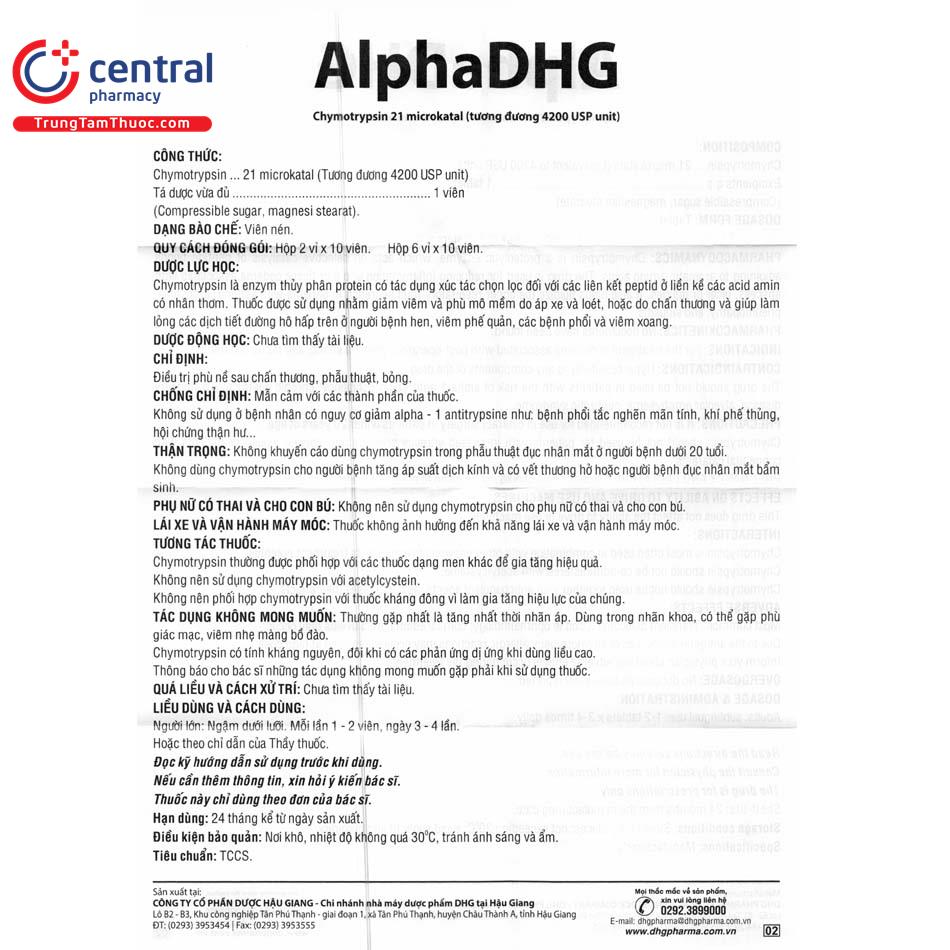 alpha dhg 6 V8170