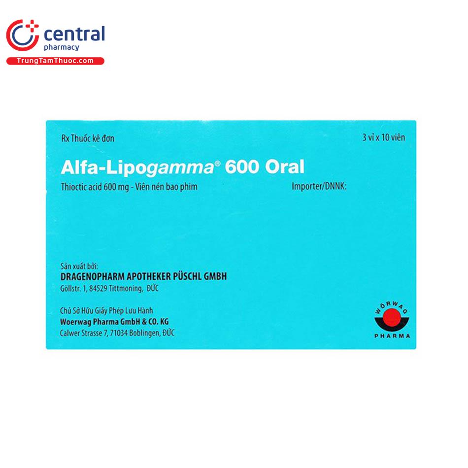 alpha lipogamma 600mg oral 7 T8887