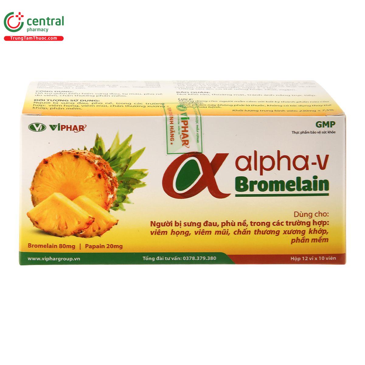 alpha v bromelain viphar 4 I3150