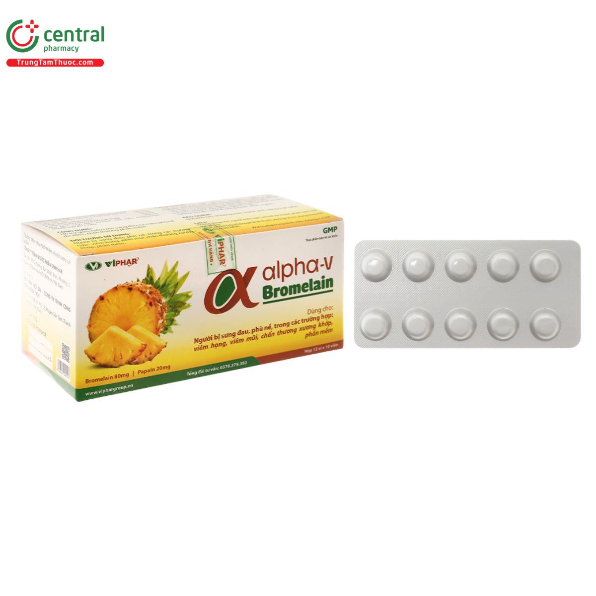 alpha v bromelain viphar O6706