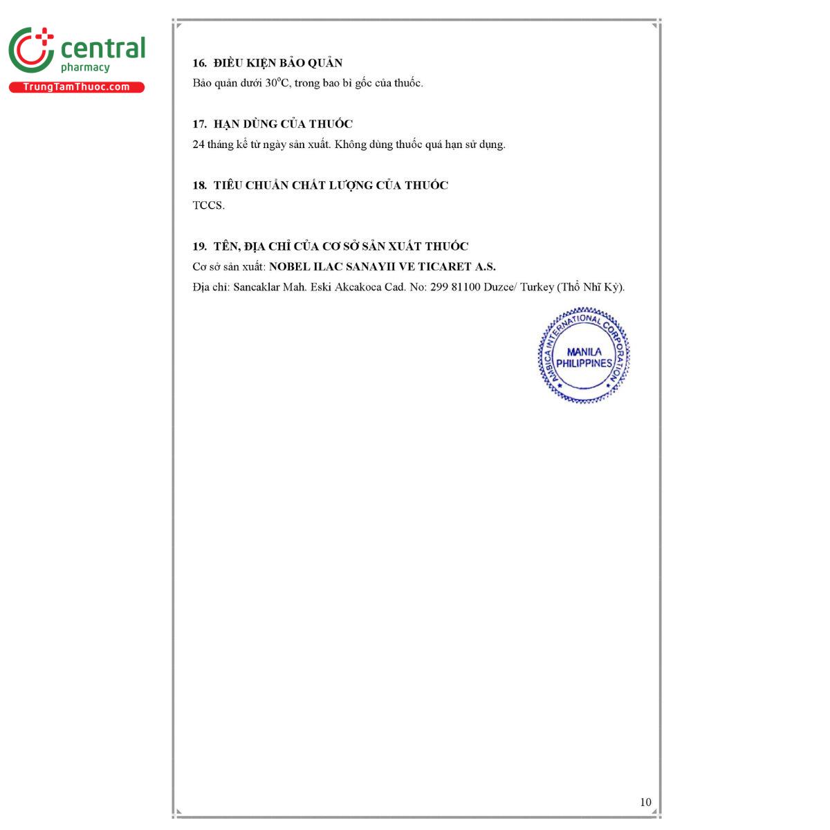 alzancer 10mg 12 P6067