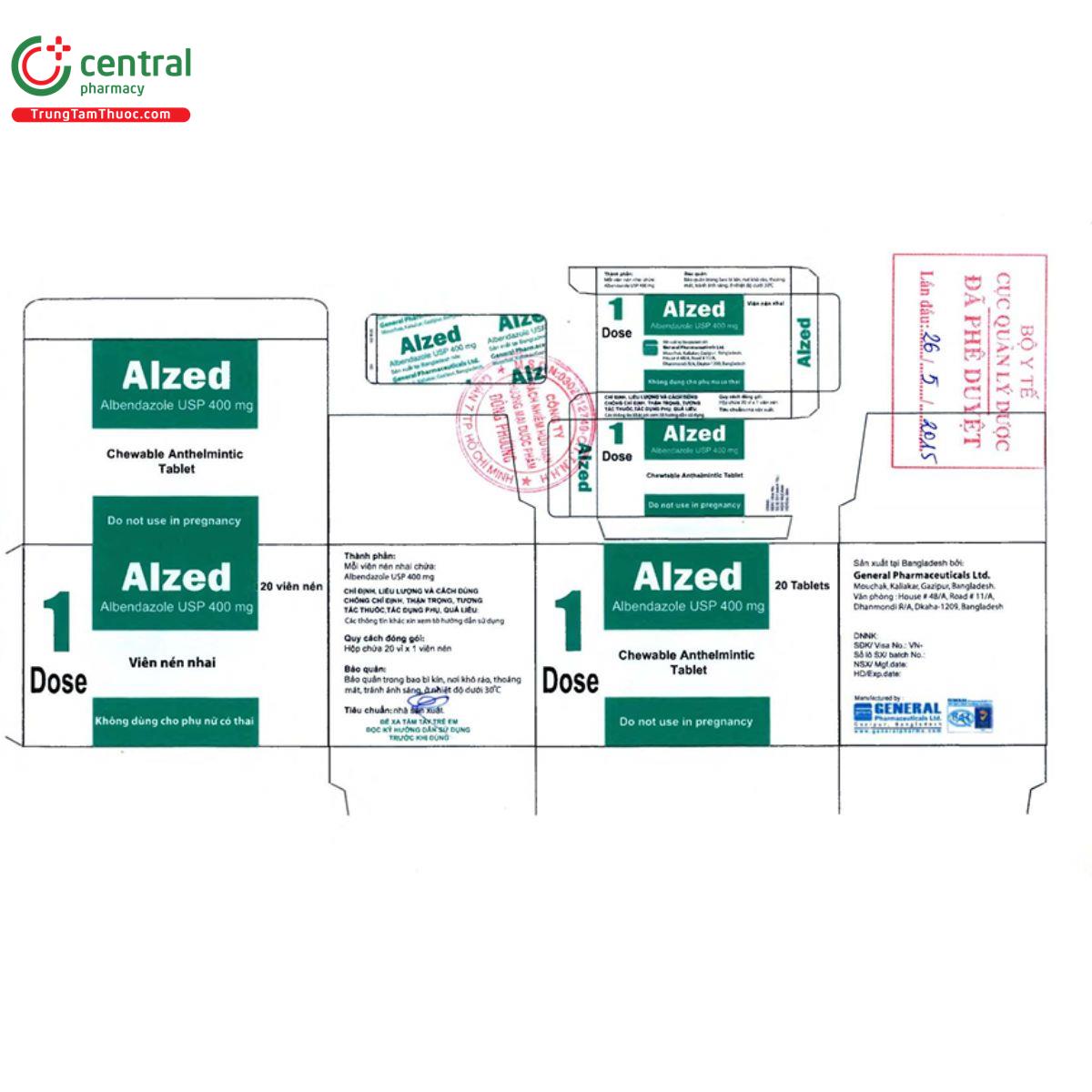 alzed tablet 400mg 6 U8461 alzed tablet 400mg 6 U8461