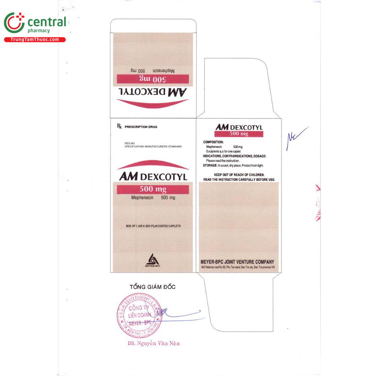 am dexcotyl 7 N5161 am dexcotyl 7 N5161