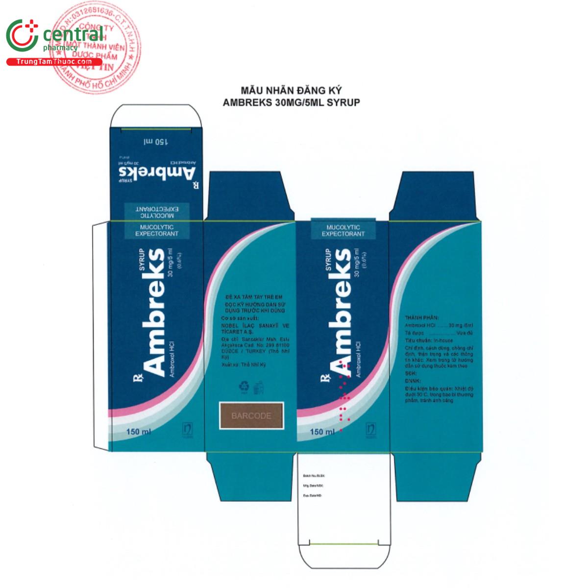 ambreks 30mg 5ml syrup 4 S7606