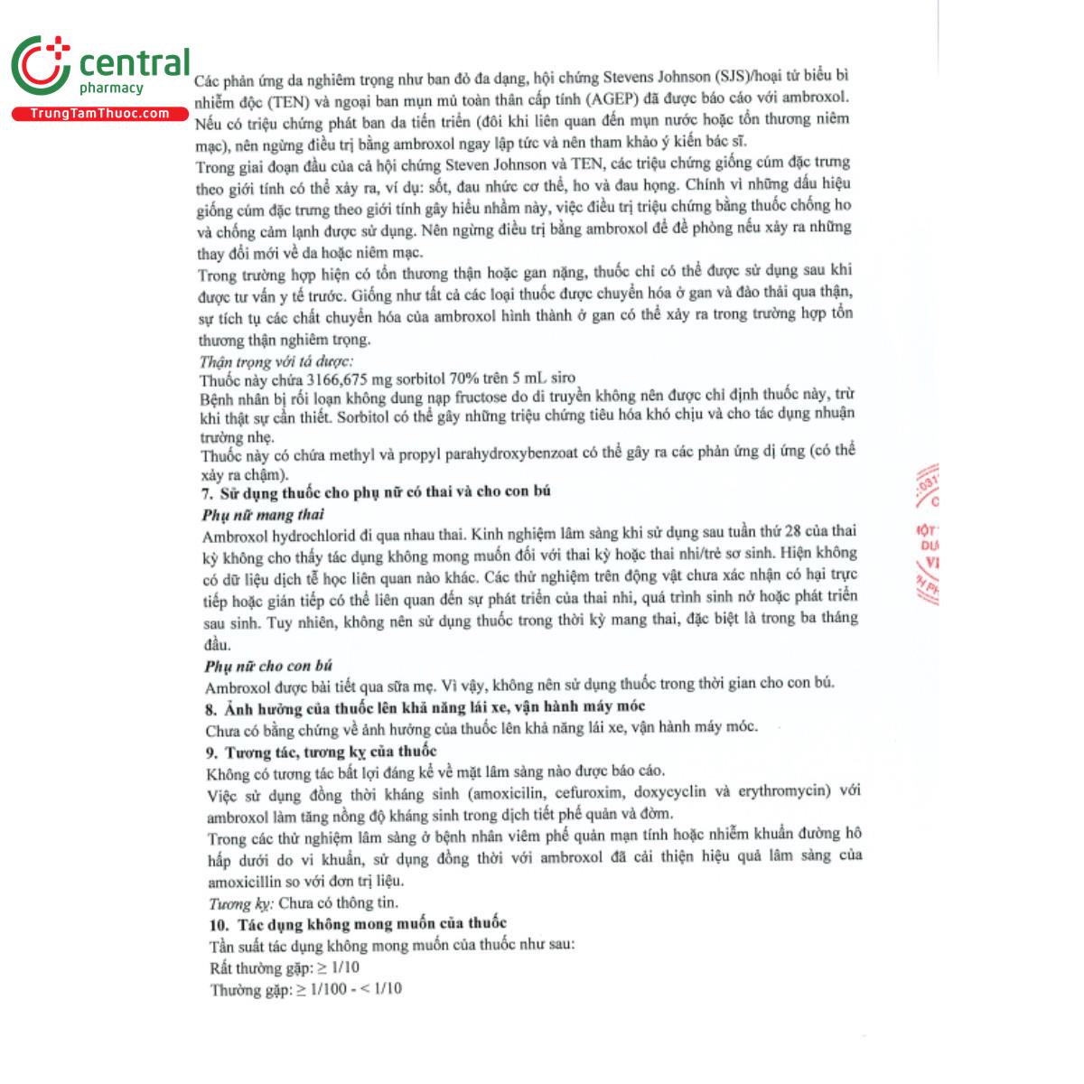 ambreks 30mg 5ml syrup 6 F2323