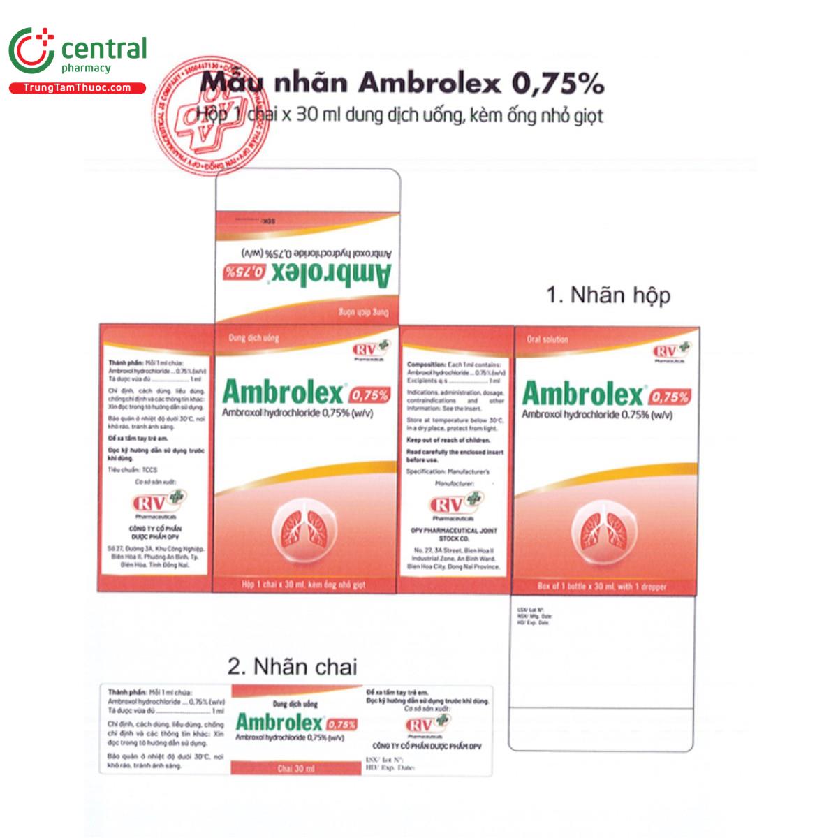 ambrolex 0 75 1 U8433 ambrolex 0 75 1 U8433