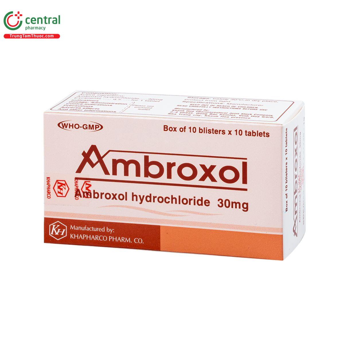 ambroxol 30mg khapharco 1 P6105