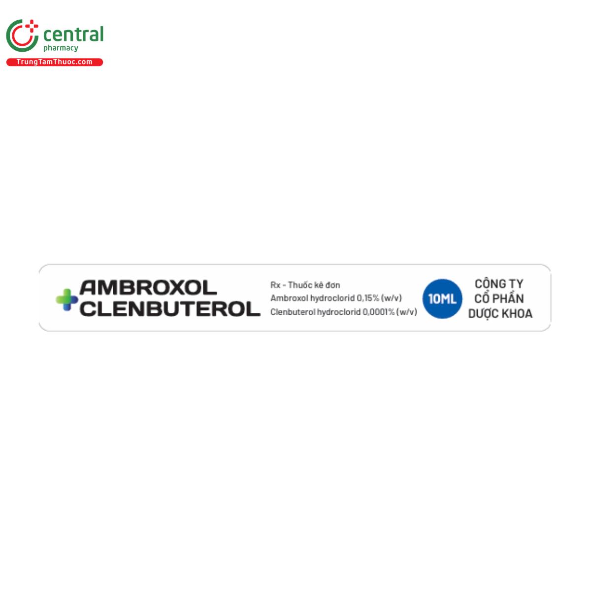 ambroxol clenbuterol 10ml 5 P6802 ambroxol clenbuterol 10ml 5 P6802