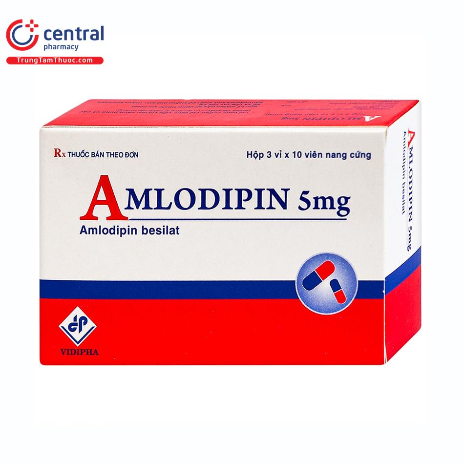 Thuốc Hạ Huyết áp Amlodipin 5mg Vidipha Cách Dùng Và Giá Bán