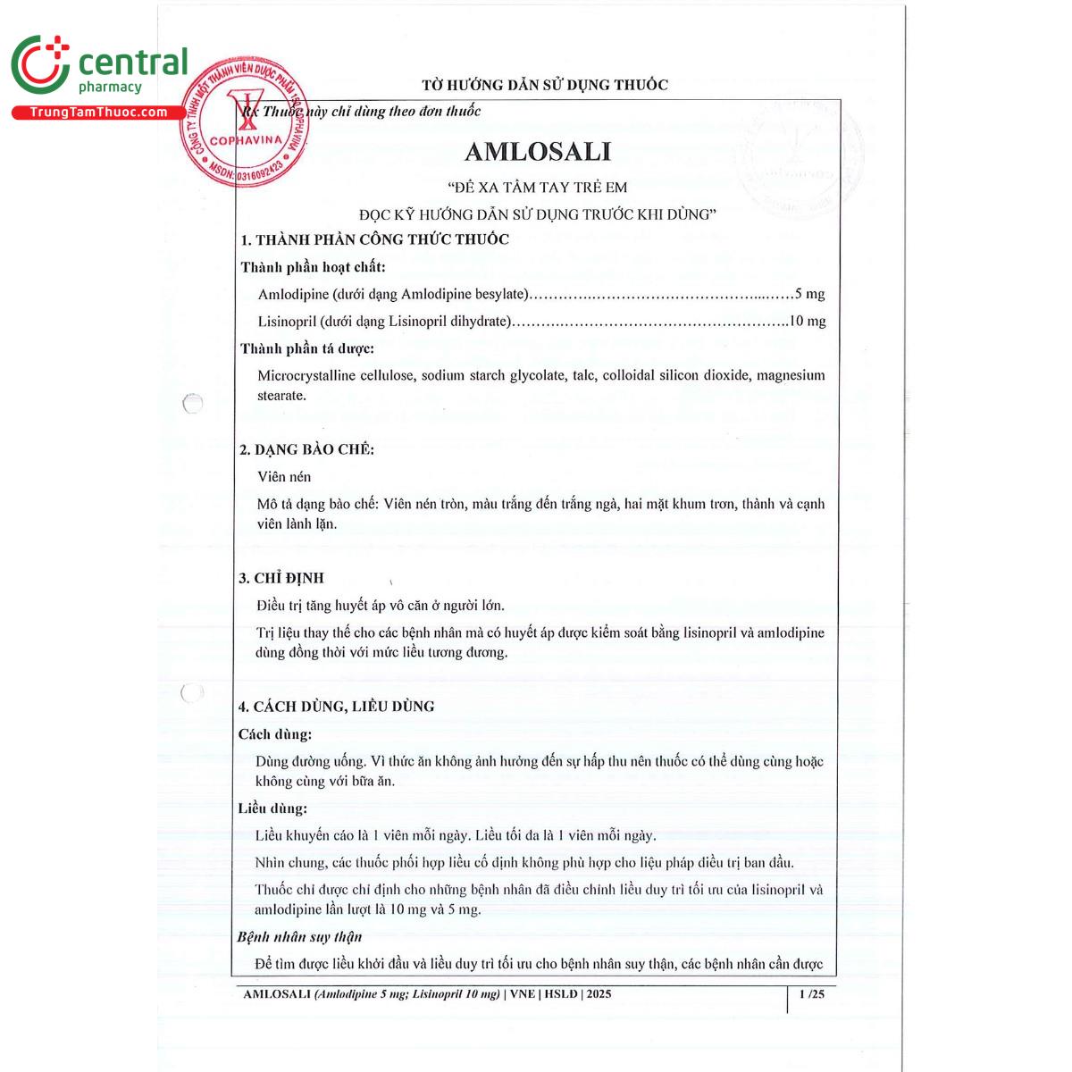 amlosali 5mg10mg 4 N5051 amlosali 5mg10mg 4 N5051