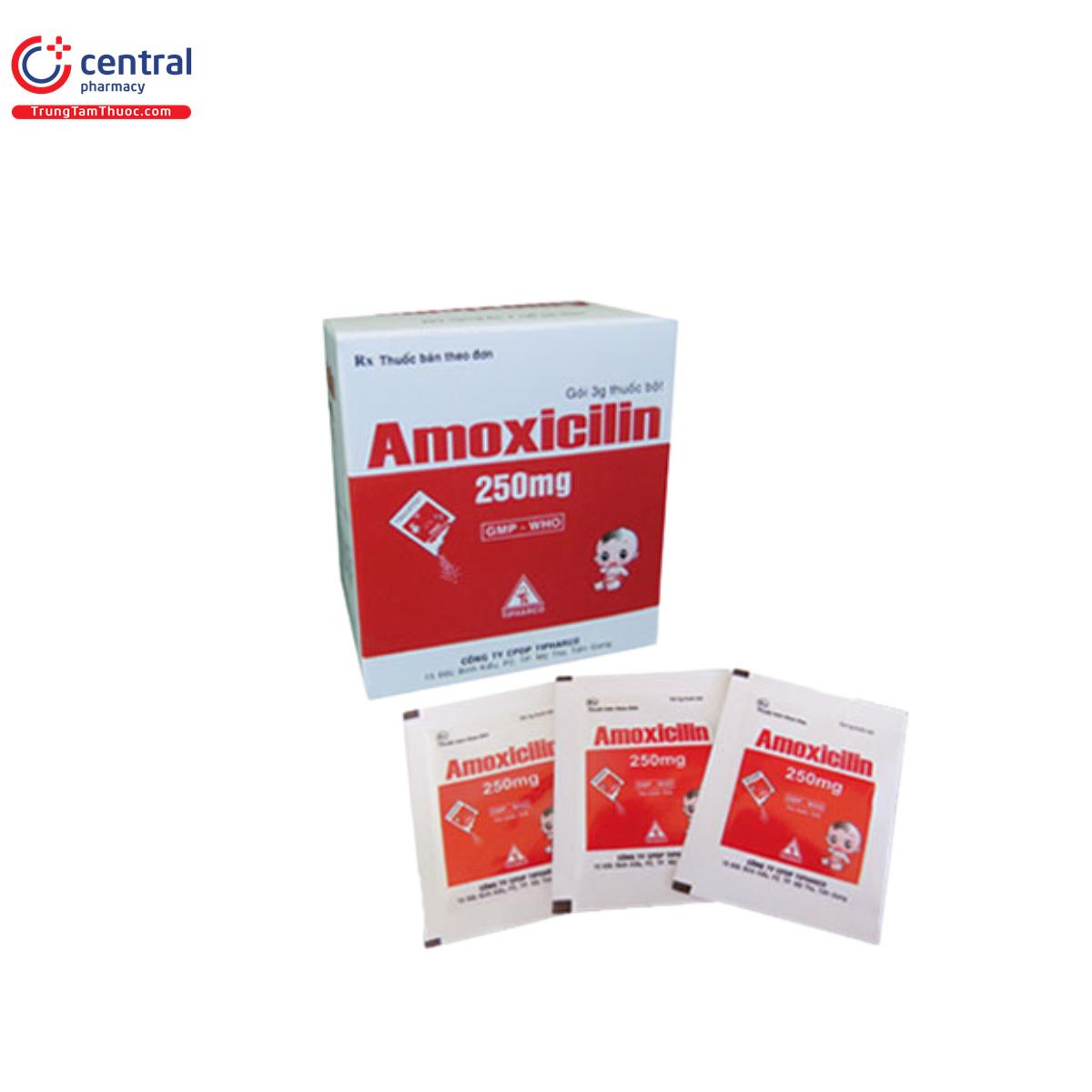 Amoxicilin 250mg Tipharco (Bột)