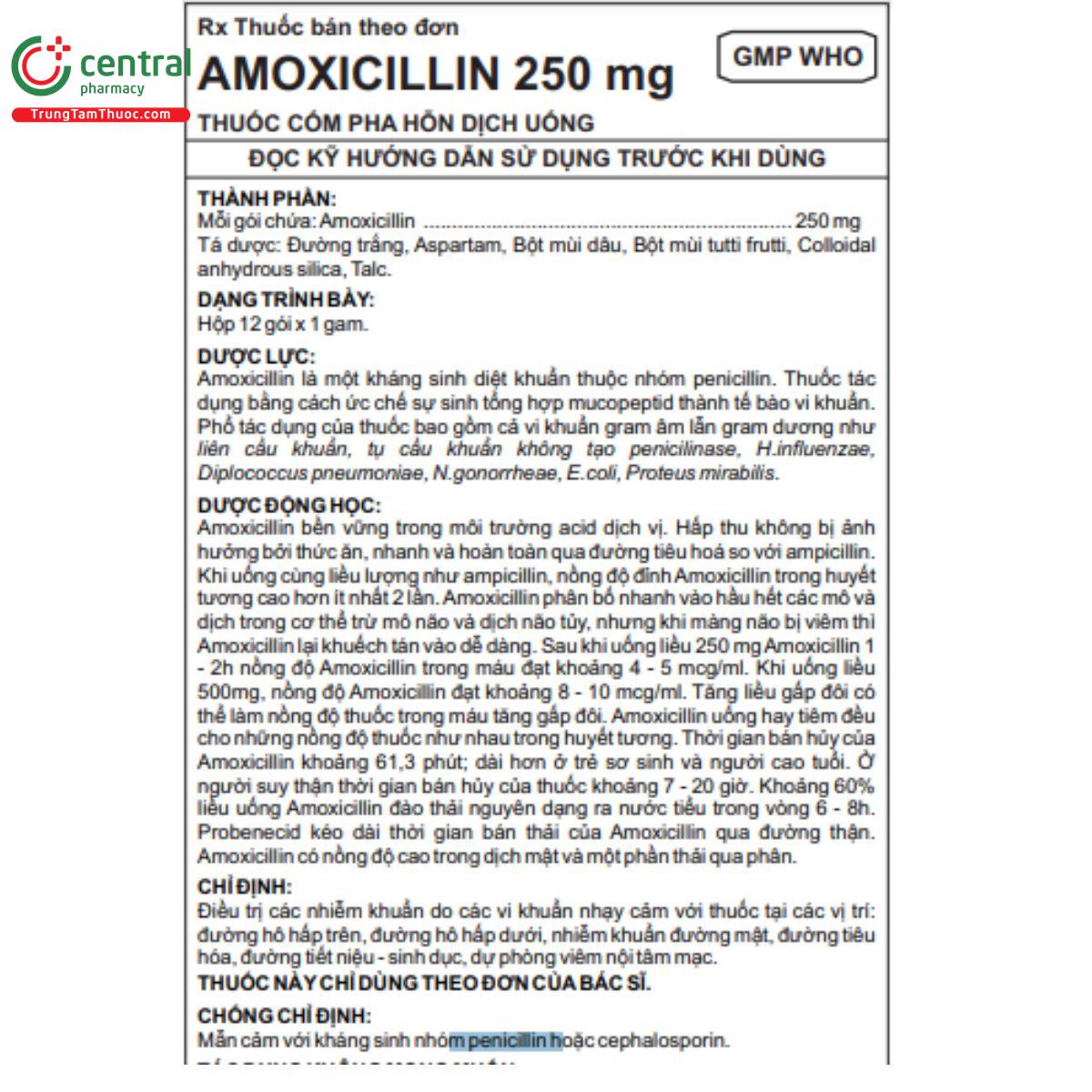 amoxicillin 250mg imexpharm 9 N5887