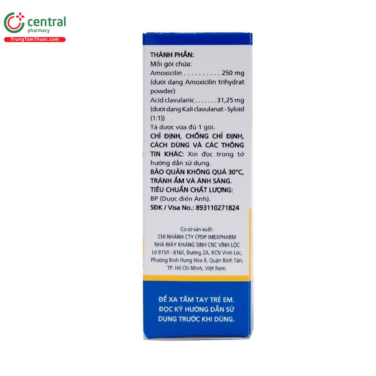amoxicillin acid clavulanic 250 mg 31 25 mg 3 I3571 amoxicillin acid clavulanic 250 mg 31 25 mg 3 I3571