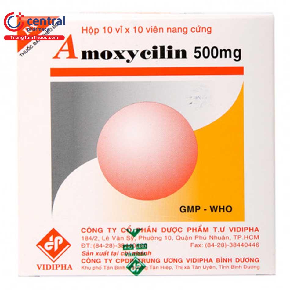 amoxycillin500mgvidiphar ttt1 U8017