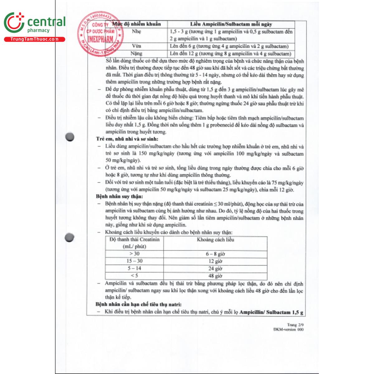 ampicillin sulbactam 15g imexpharm 6 D1428 ampicillin sulbactam 15g imexpharm 6 D1428