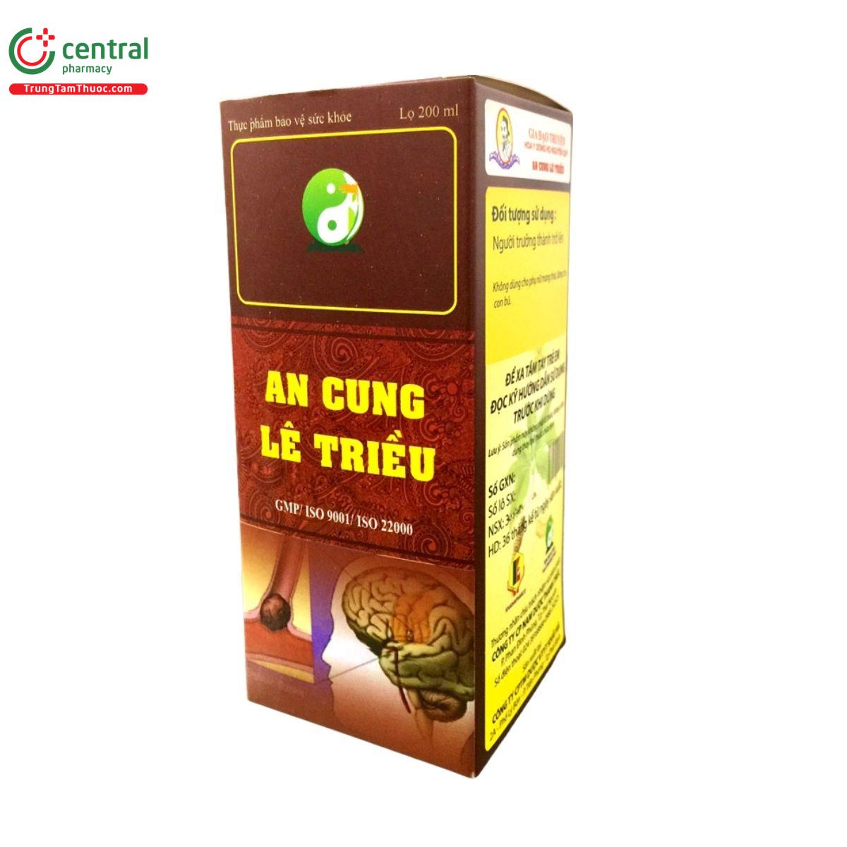Thuốc An Cung Lê Triều giúp phòng ngừa và tan cục máu đông