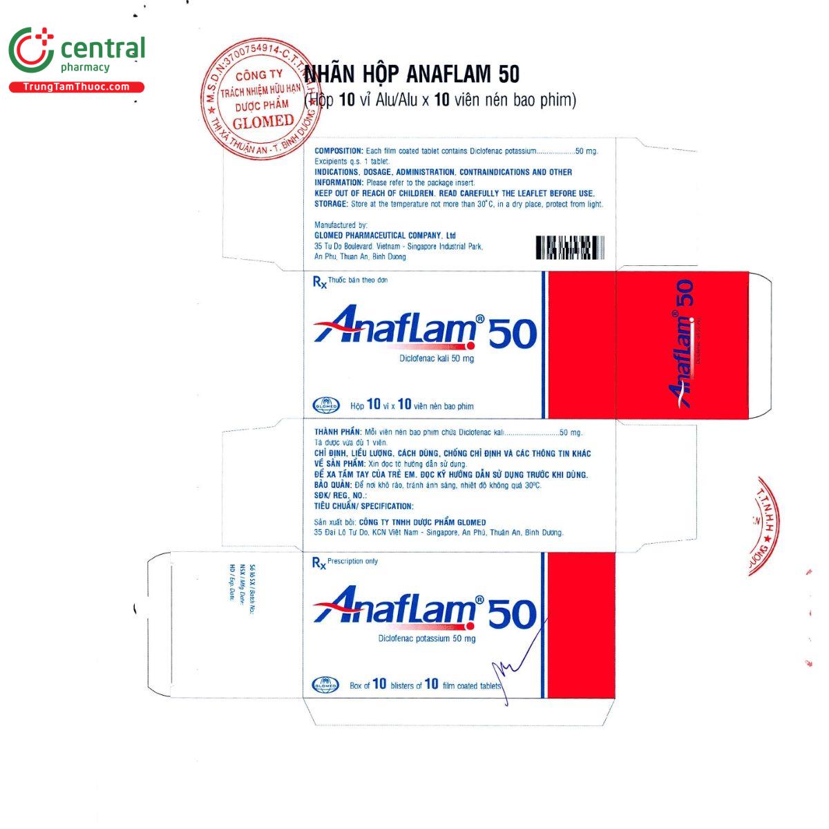 anaflam 50 glomed 11 U8840 anaflam 50 glomed 11 U8840