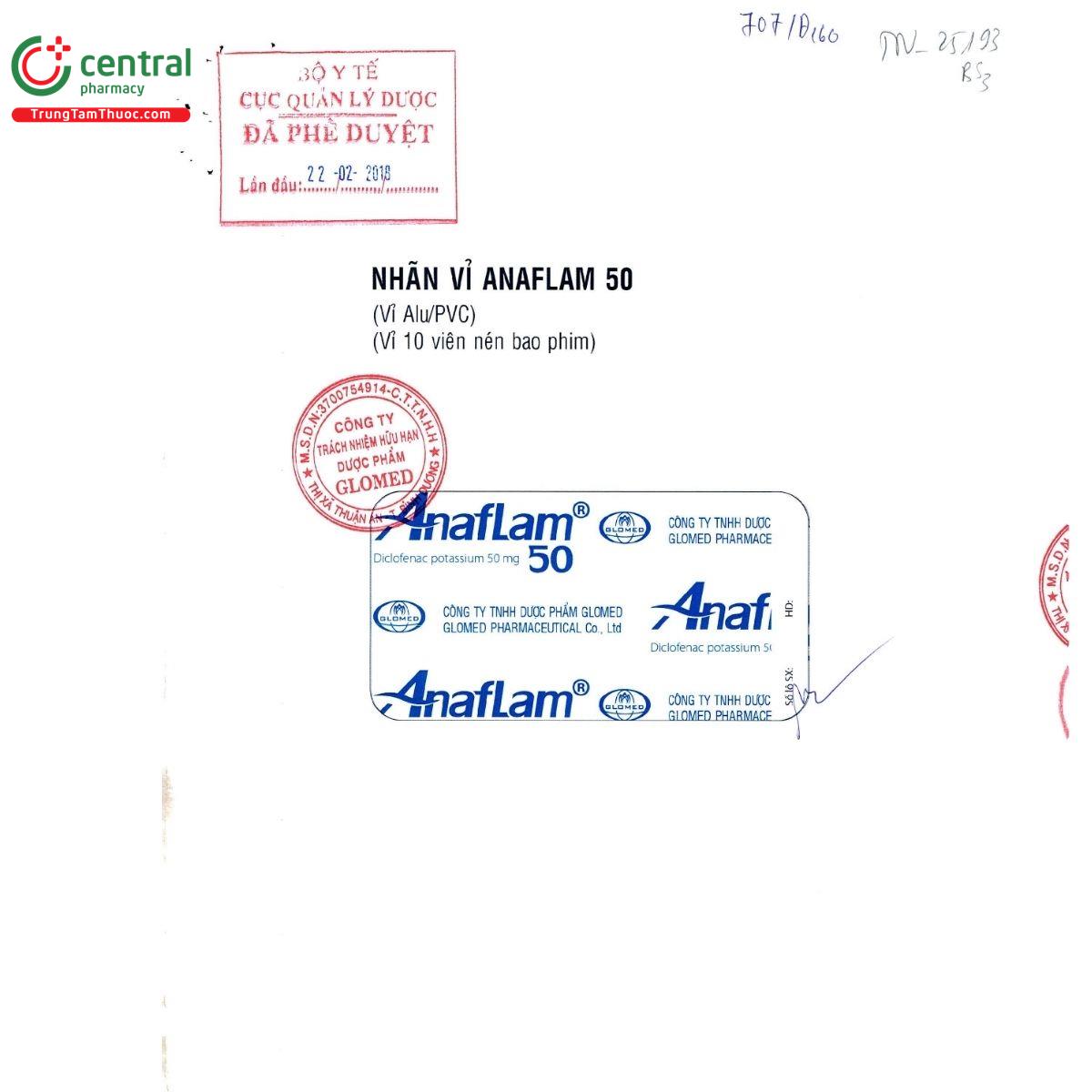 anaflam 50 glomed 2 V8632 anaflam 50 glomed 2 V8632