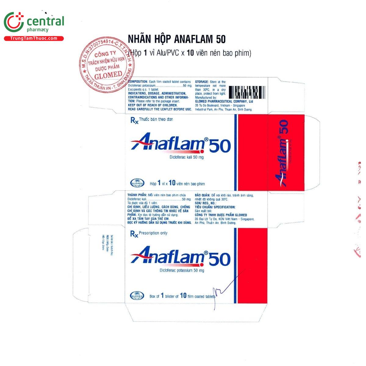 anaflam 50 glomed 3 G2378 anaflam 50 glomed 3 G2378
