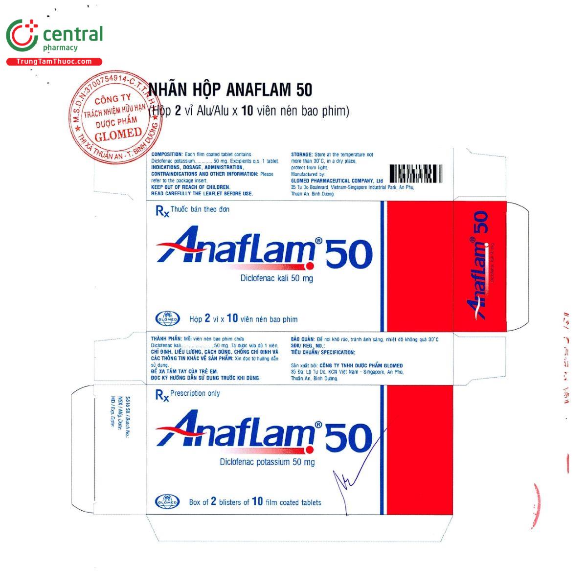 anaflam 50 glomed 9 C1400 anaflam 50 glomed 9 C1400