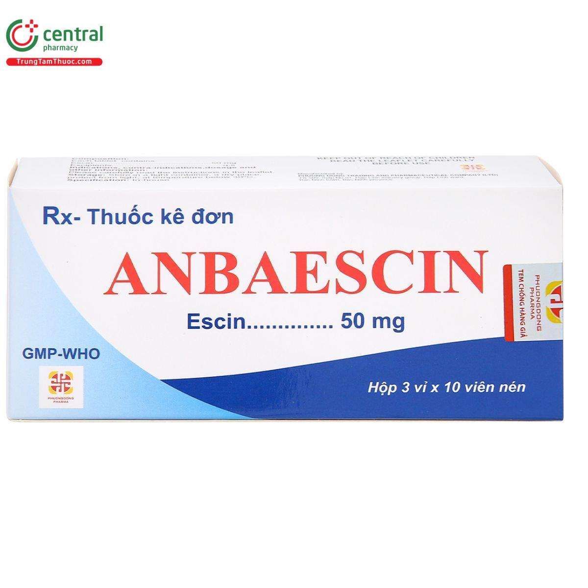 anbaescin 50mg 3 G2071