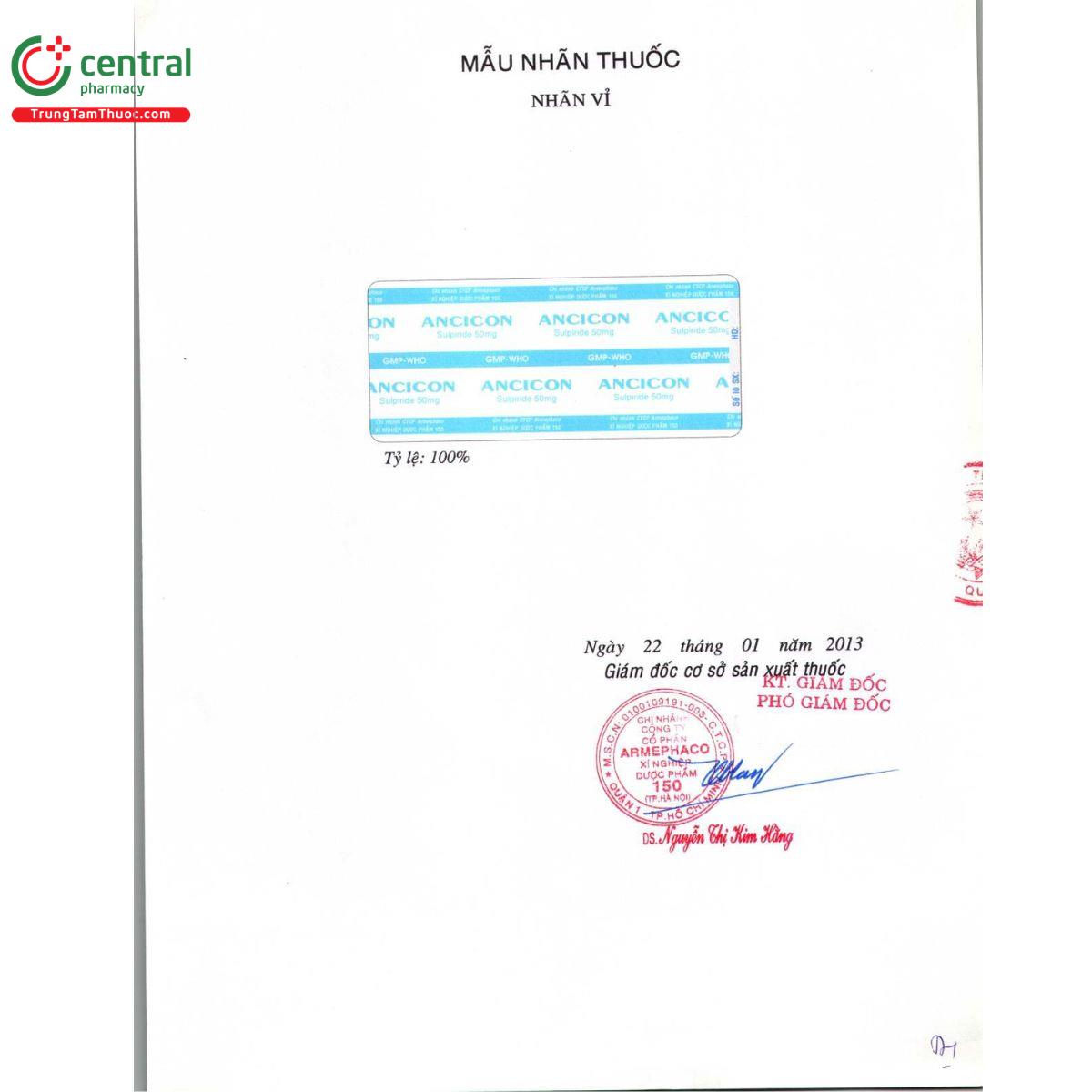 ancicon 50mg 3 U8887 ancicon 50mg 3 U8887