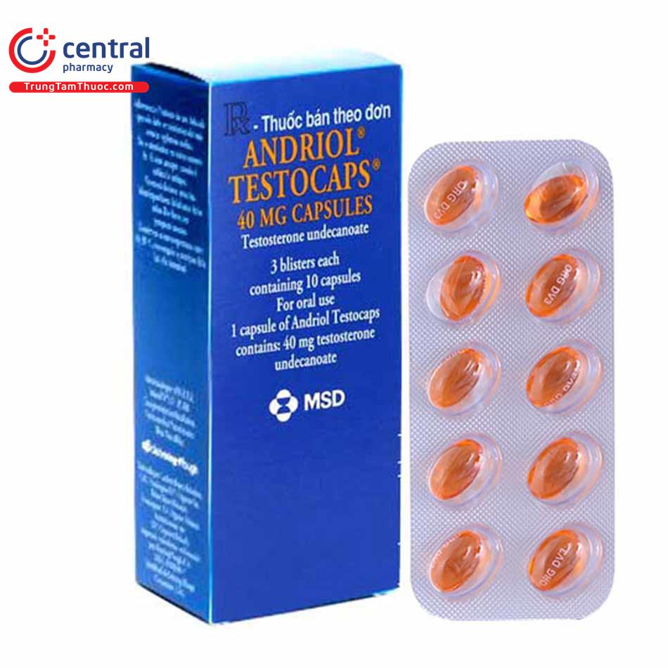 andriol testocaps 40mg capsules 1 J4778