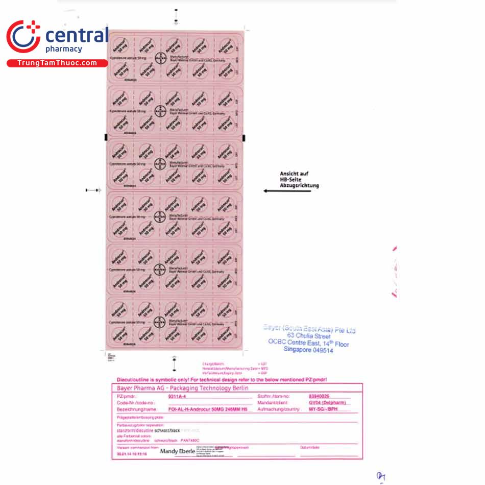 androcur 50 mg 3 Q6607