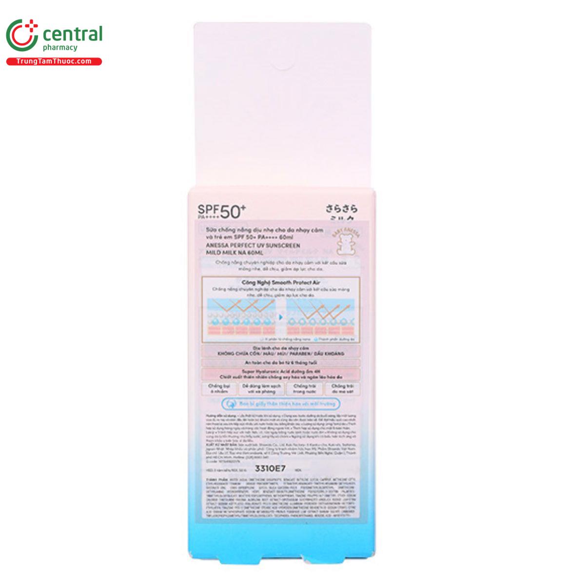 anessa perfect uv sunscreen mild milk spf50 pa 60ml 6 R7866