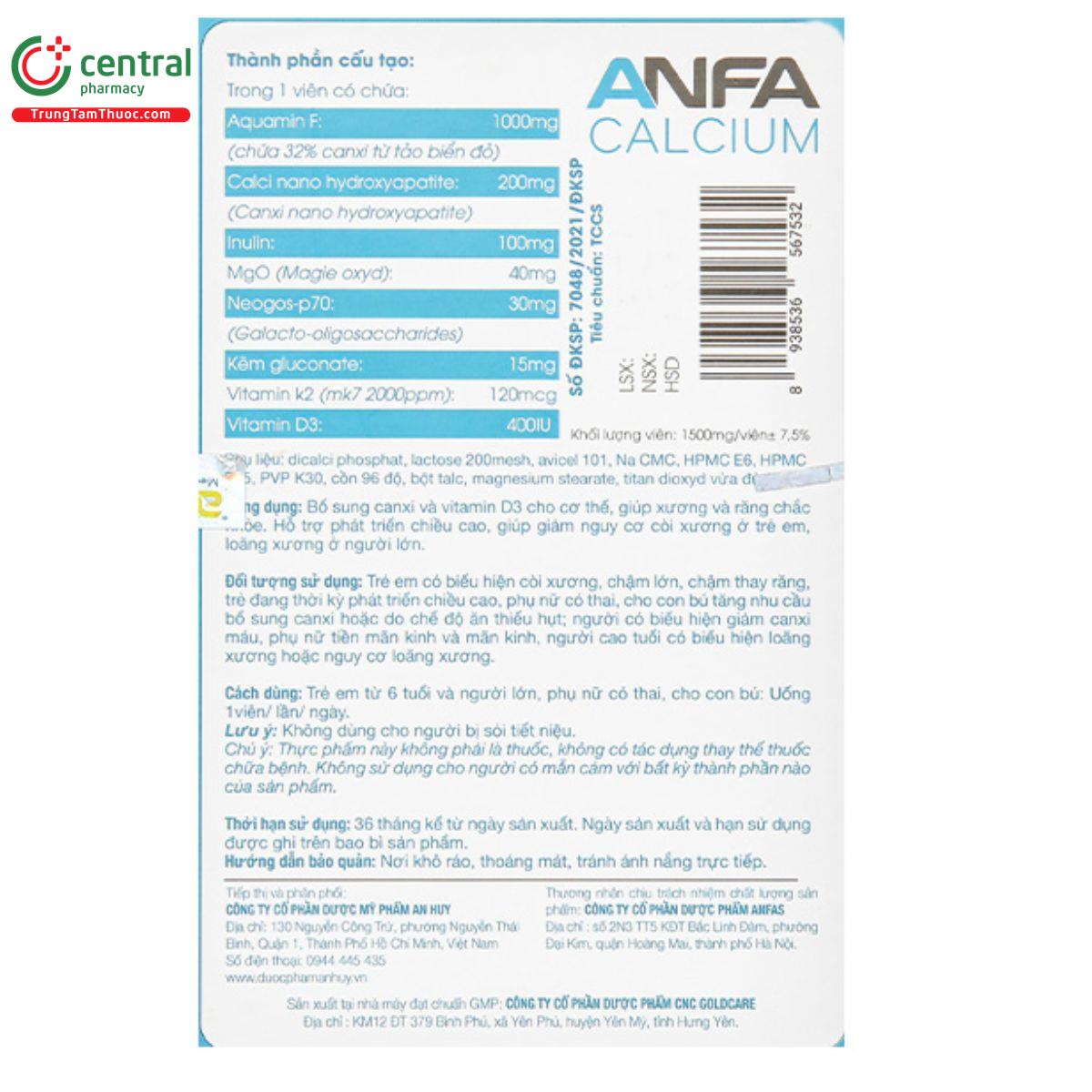 anfa calcium 7 N5436