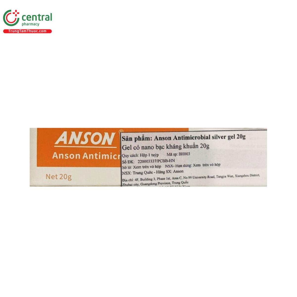 anson antimicrobial silver 4 K4385