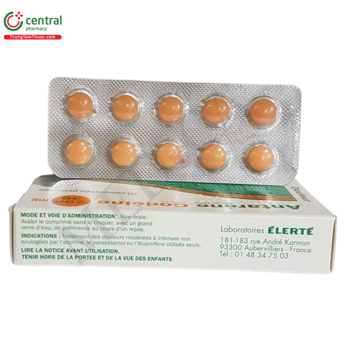 antarene codein 200mg 30mg 4 F2623