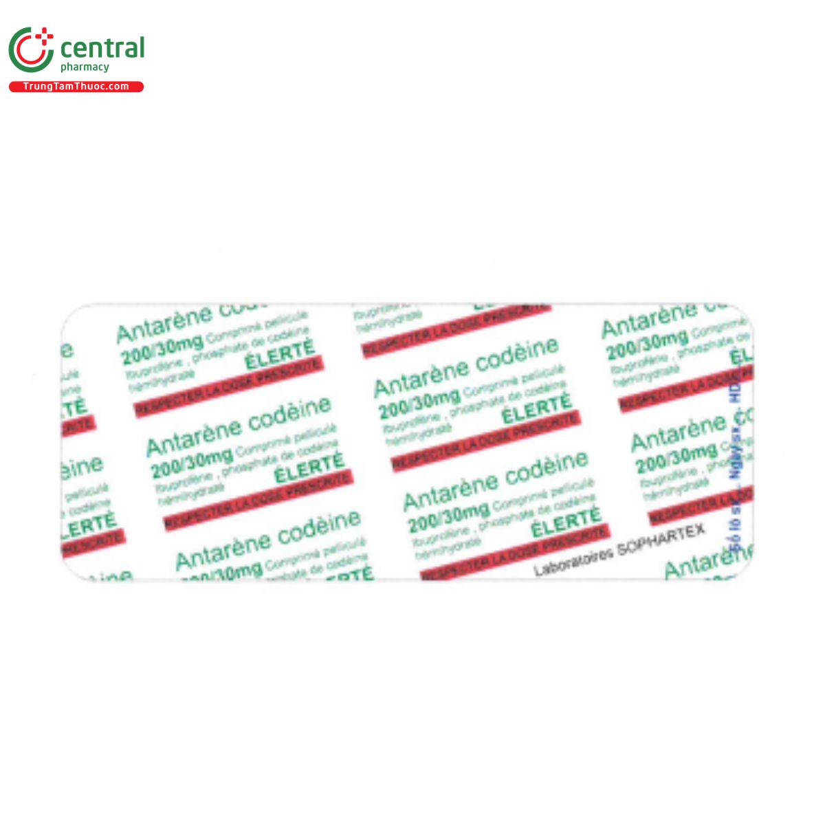 antarene codein 200mg 30mg 7 I3515