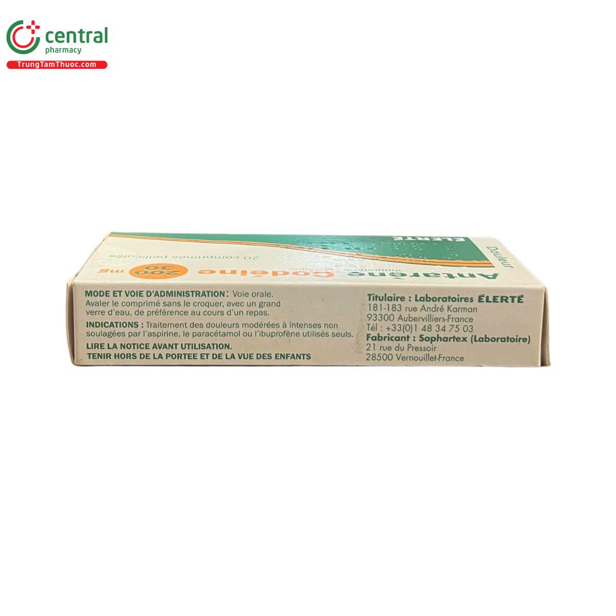 antarene codeine 200mg30mg 6 F2660 antarene codeine 200mg30mg 6 F2660