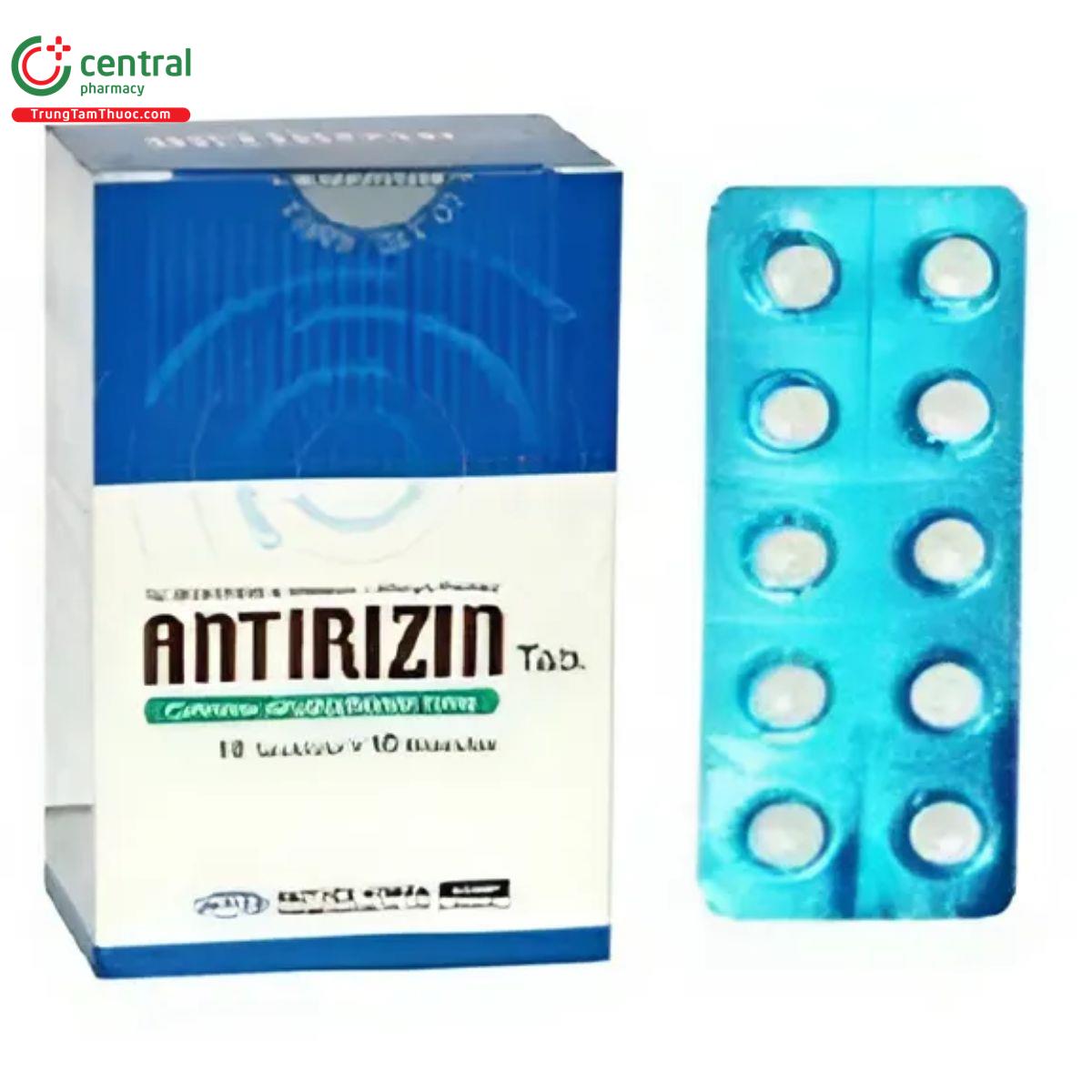 Thuốc Antirizin 10mg - Giảm triệu chứng viêm mũi dị ứng, mày đay