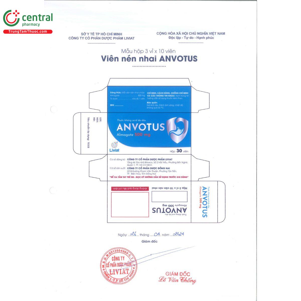 anvotus 500mg 2 V8825