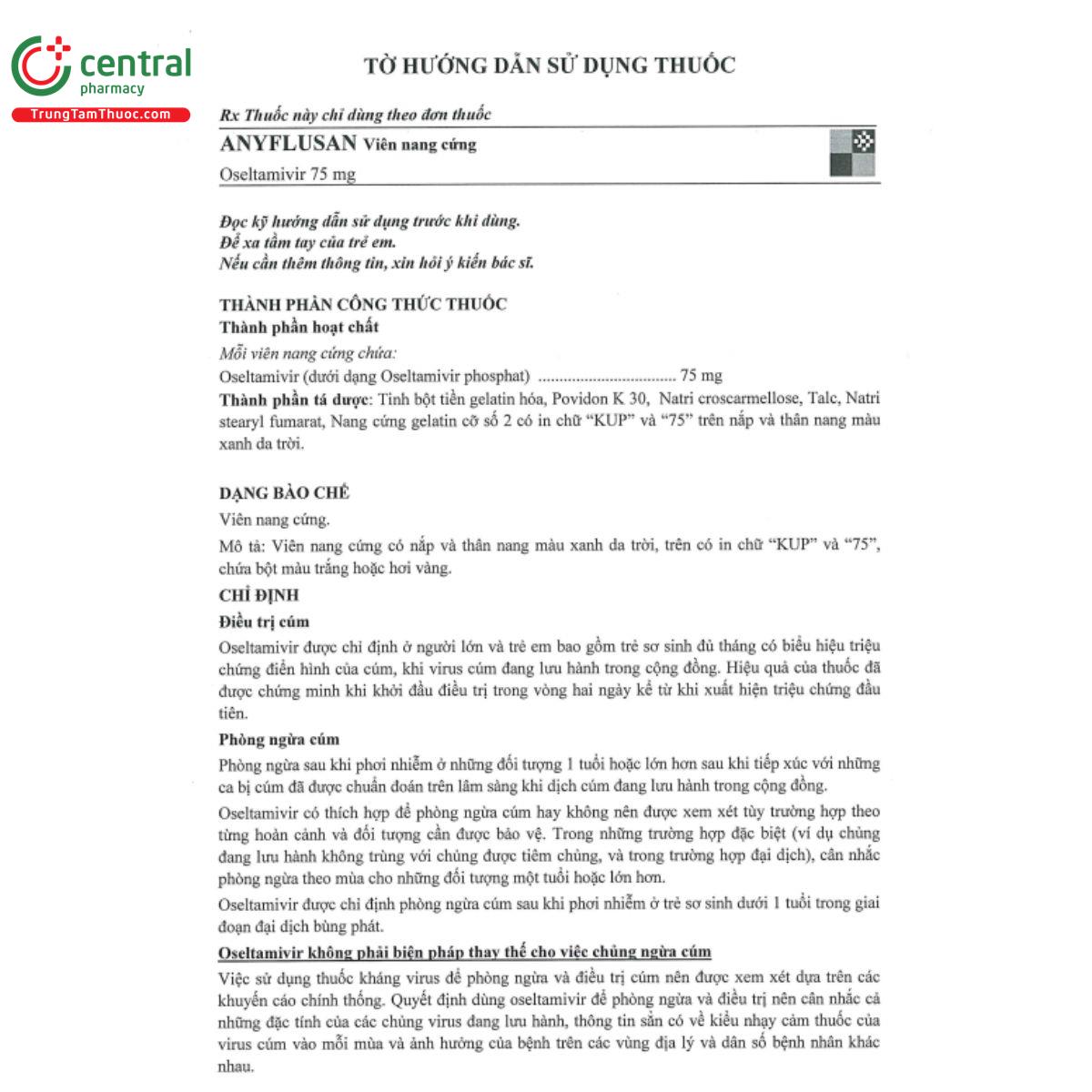 anyflusan 75mg 4 L4318