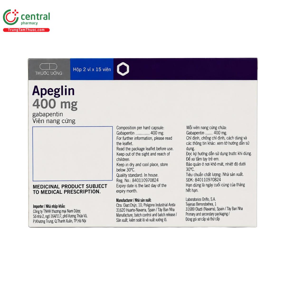 apeglin 400mg 6 F2248 apeglin 400mg 6 F2248
