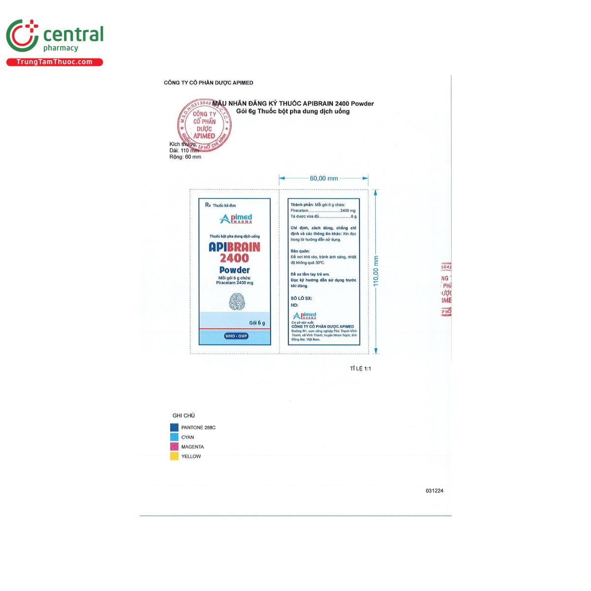 apibrain 2400 powder 4 R7473 apibrain 2400 powder 4 R7473
