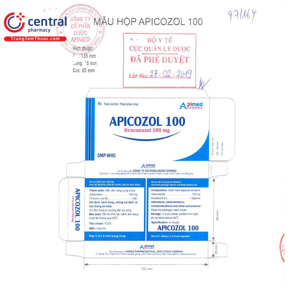 apicozol 100 2 C0133