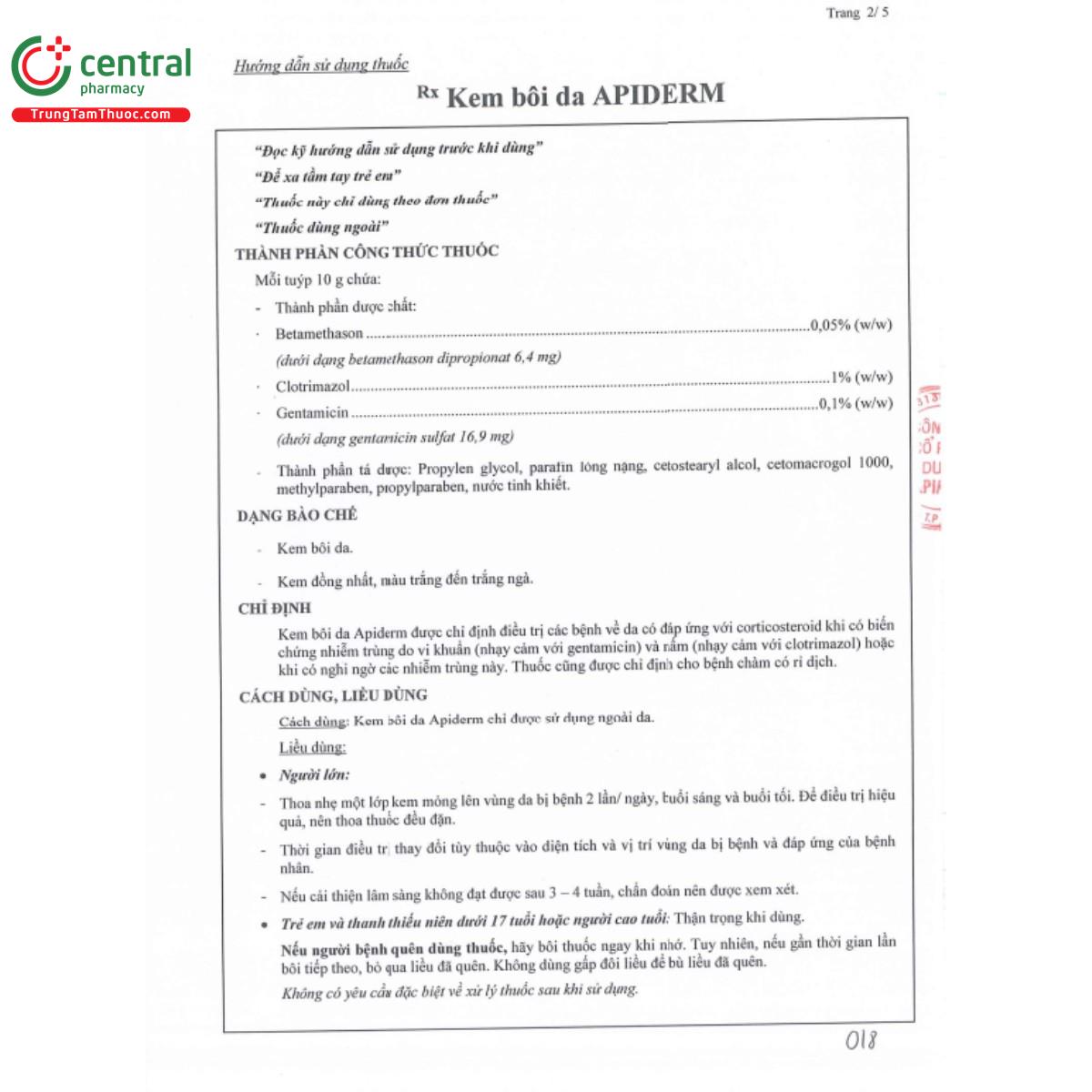 apiderm 4 H3782 apiderm 4 H3782