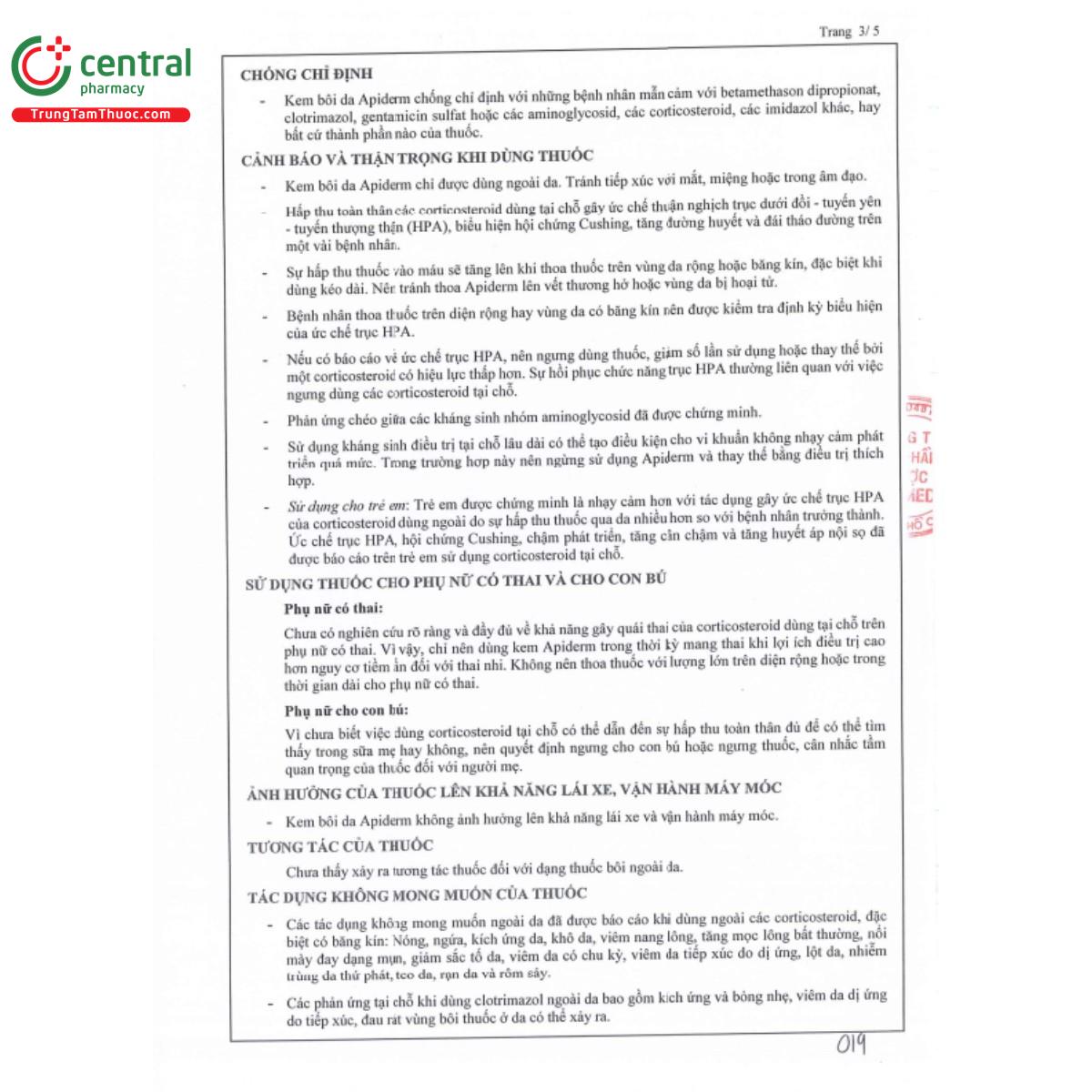 apiderm 5 O5428 apiderm 5 O5428