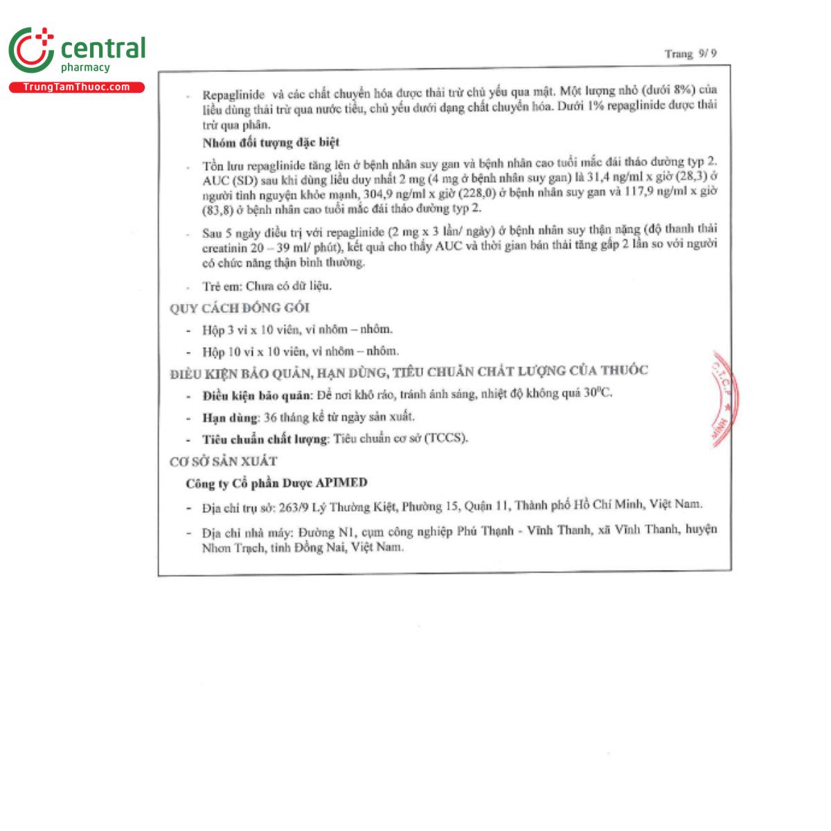 apigrandin 1mg 10 P6610