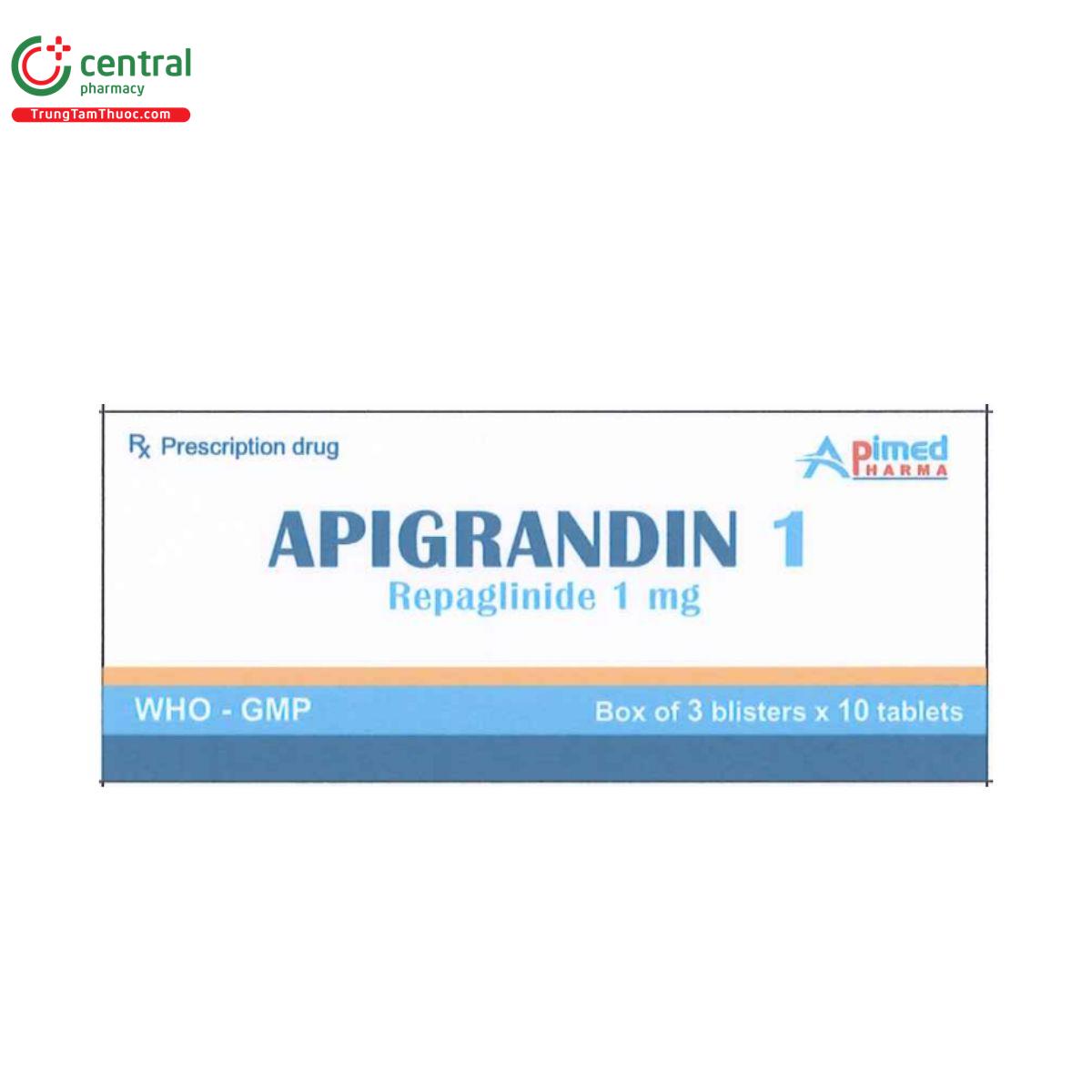 apigrandin 1mg 2 U8553