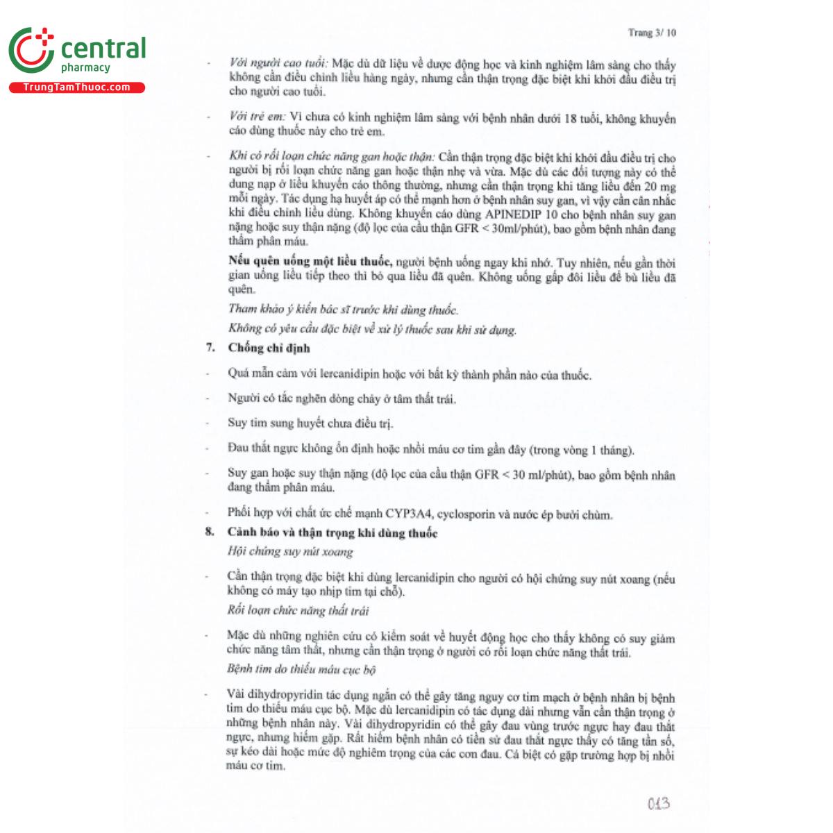 apinedip 20mg 5 I3533