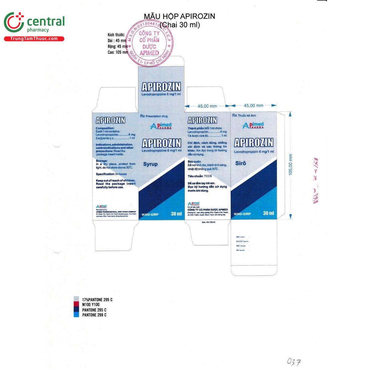 apirozin 6mg ml 11 D1683